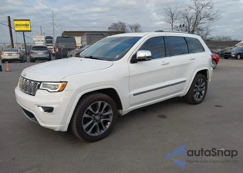 2018 Jeep Grand Cherokee Overland 4X2 z USA, uszkodzony, nr VIN 1C4RJECGXJC204847